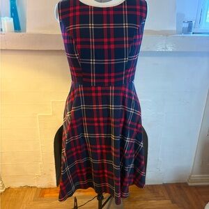 Plaid Fit and Flare dress